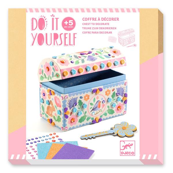 DIY-Precious Treasure - Chest to Decorate  - Djeco