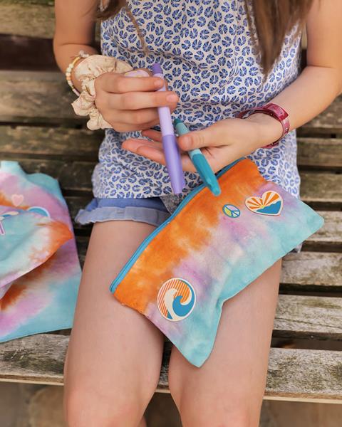 Djeco DIY Sunshine Camp 3 Tie-dye Accessories to Create Craft Kit
