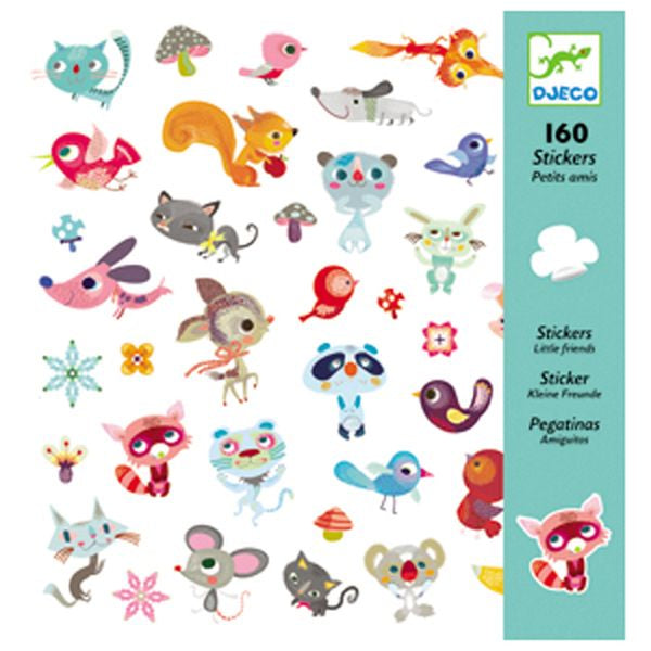 Djeco: Stickers / Small Friends - Ages 4+