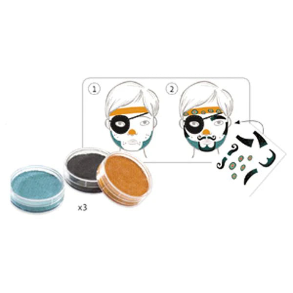 Djeco: Make-up set - Pirates - Ages 3+