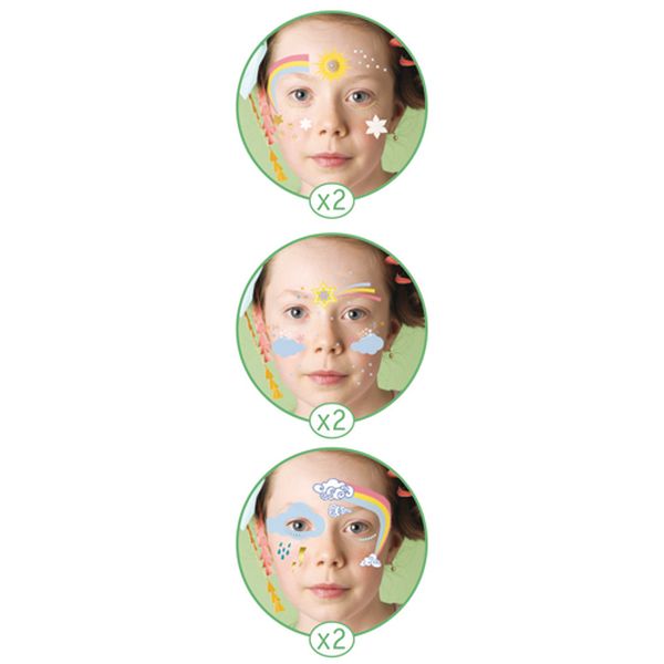 Djeco: Make-up set - Rainbow - Ages 3+