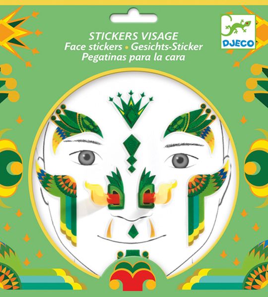 Djeco: Face Sticker / Dragon - Ages 3+