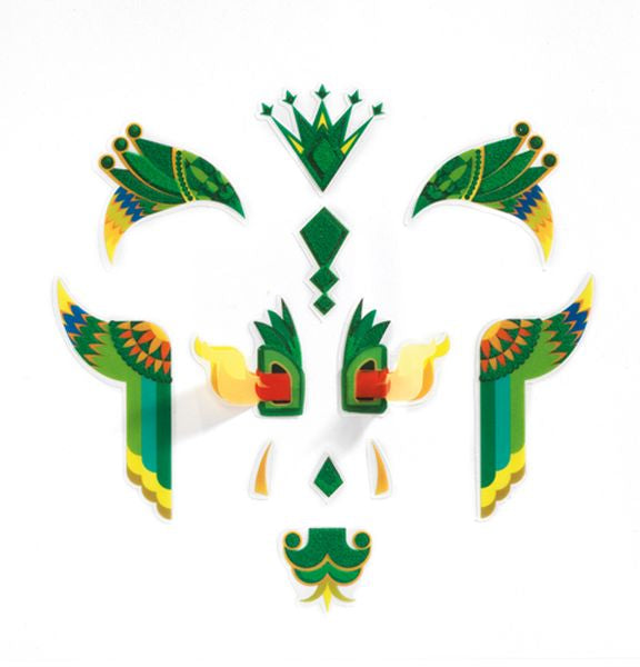 Djeco: Face Sticker / Dragon - Ages 3+