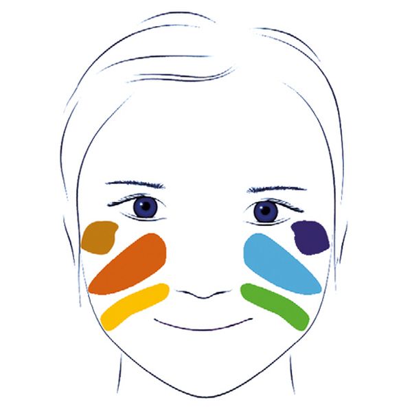 Djeco: Make-up / 6 Colours / Nature - Ages 3+