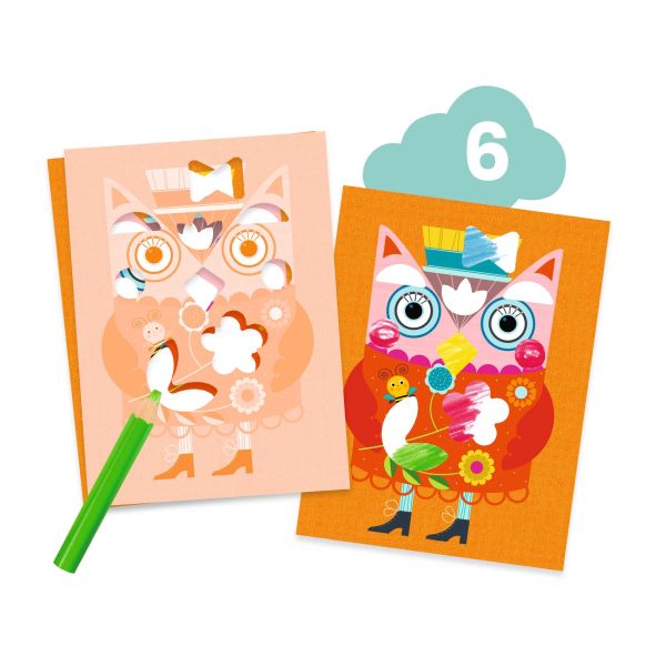 Djeco: Activity Kit - The Cat and his pals - Ages 18mths+