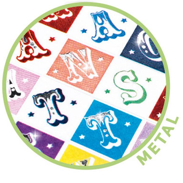 Djeco: Mini Stickers / Saloon Letters - Ages 6+