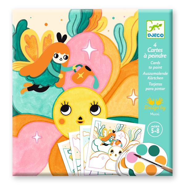 Cards To Paint - Magical Garden - Djeco