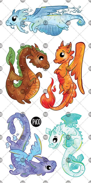 PiCO Temporary Tattoo Sheet - Ages 3+