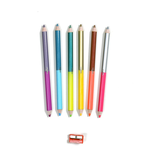 6 Jumbo Pencils: Axolotl - Ages 3+