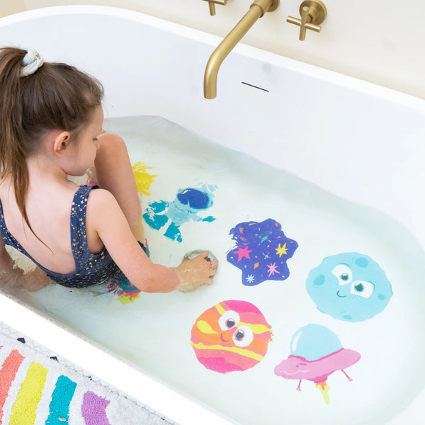 Glo Pals: Galaxy Grips Non-slip Bathtub Stickies - Ages 18mths+
