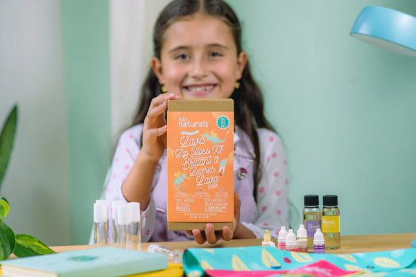 Kiss Naturals: DIY Lava Lip Gloss Kit (Canadian Made!) Ages 6+