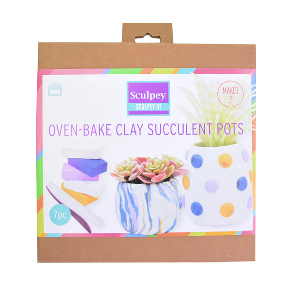 Sculpey Bake Shop: Succulent Pots - Ages 8+