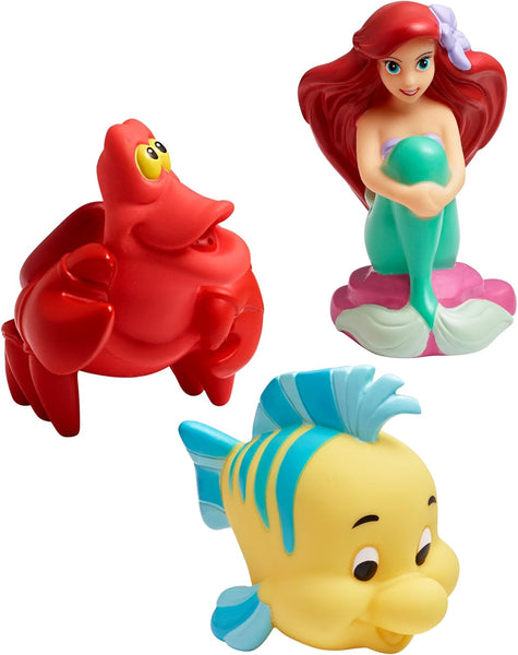 First Years: Disney the Little Mermaid Bath Squirt Toys 3 Pack - Ages 6mths+