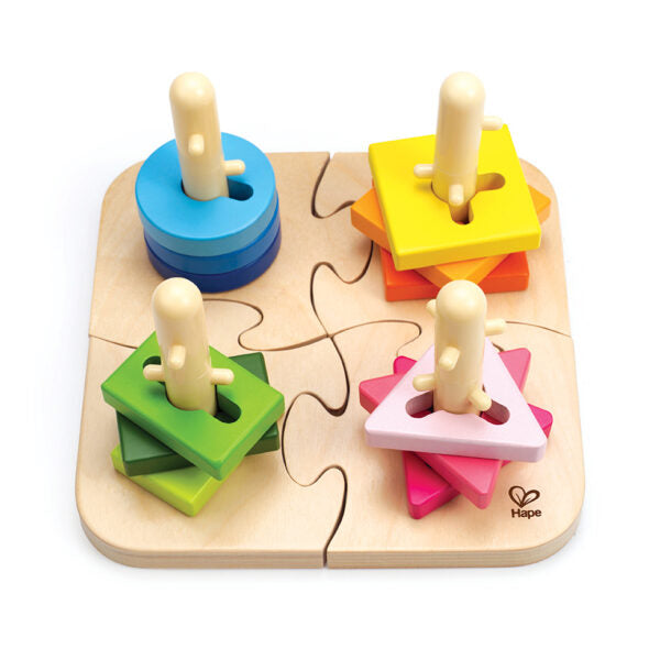 Hape - Wooden Creative Peg Puzzle