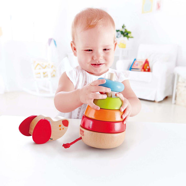 Hape: Pepe Sound Stacker - Ages 12mths+