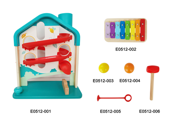 Hape: Melody Mansion Ball Run - Ages 12mths+