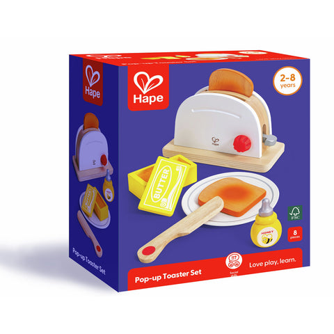 Hape: Pop-up Toaster Set - Ages 2+