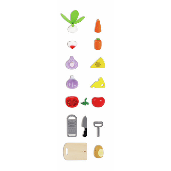 Hape Cooking Essentials Wooden Play Food Set
