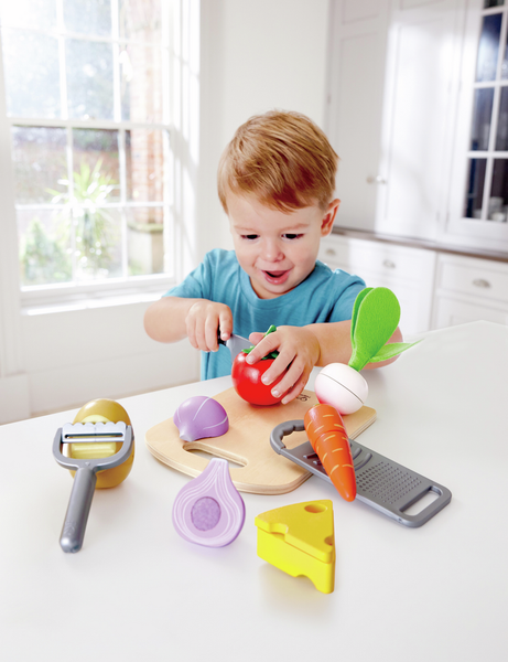 Hape Cooking Essentials Wooden Play Food Set