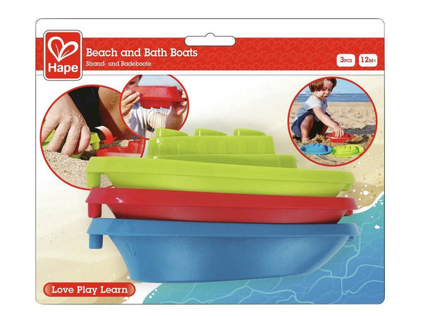 Hape: Beach and Bath Boats - Age 12mths+
