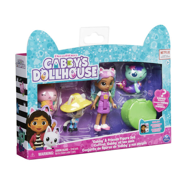 Gabby's Dollhouse: 'Gabby' & Friends Figure Set - Ages 3+