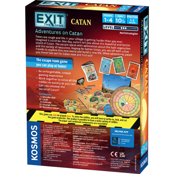 Exit: the Game: Adventures of Catan - Age 10+