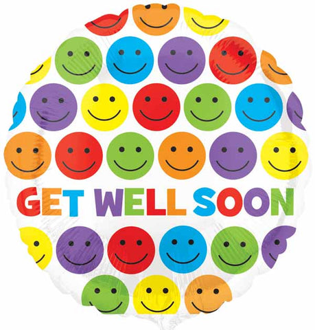 Get Well Smiles Balloon 17"