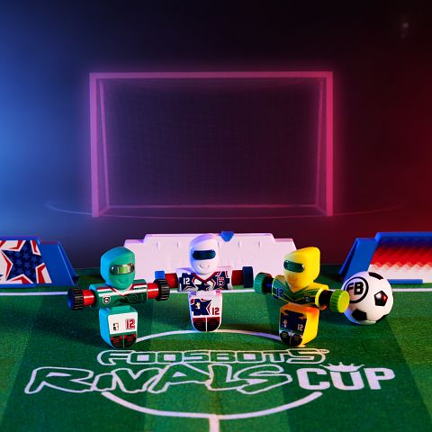 Foosbots Rivals Cup Table Soccer Game