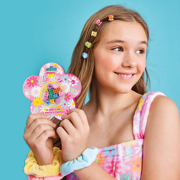 IS: Flower Power Hair Clips - Ages 3+