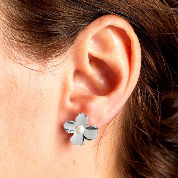 Earrings: Flower Mix and Match - Gold or Silver