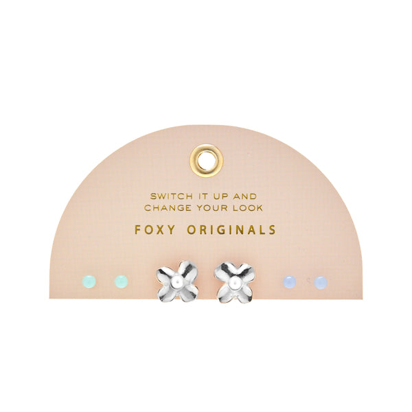 Earrings: Flower Mix and Match - Gold or Silver