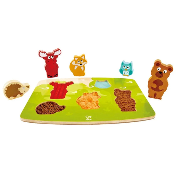 Hape - Forest Animal Tactile Puzzle