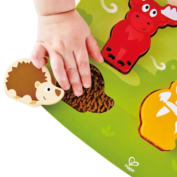 Hape - Forest Animal Tactile Puzzle