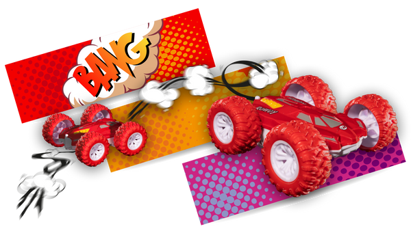 LiteHawk: Mini Rowdy Stunt Vehicle - Ages 6+