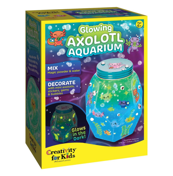 Creativity for Kids: Glowing Axolotl Aquarium - Ages 7+