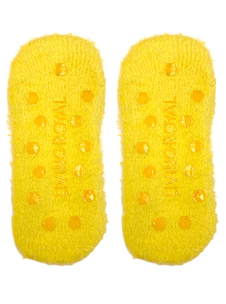 Slipper Socks: Fuzzy Bee - One Size Fits Most