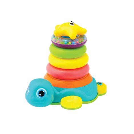 Kidoozie: Bump Around Stacking Turtle - Ages 6mths+
