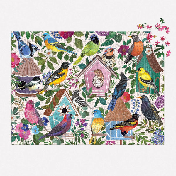 1000 Piece Puzzle: Galison: Birdhouse Lane - Ages 12+