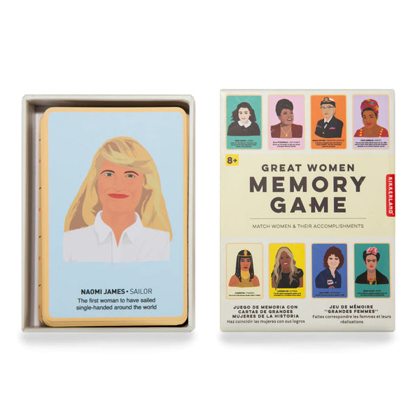 KL: Great Women Memory Game - Ages 8+
