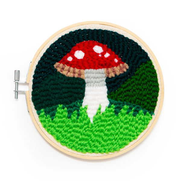 KL: Punch Needle Kit Mushroom - Ages 8+