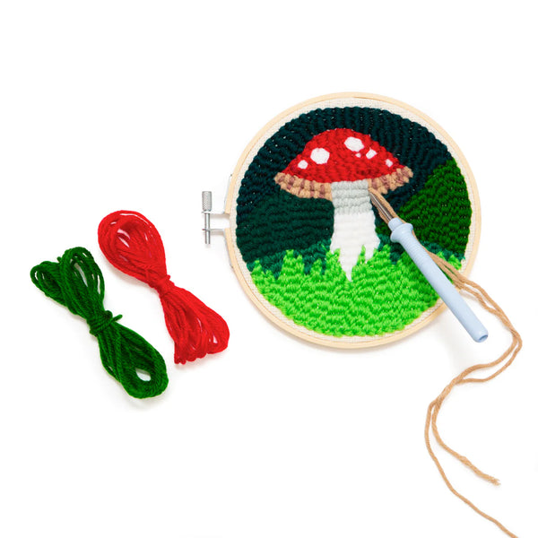 KL: Punch Needle Kit Mushroom - Ages 8+