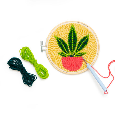 KL: Punch Needle Kit Plant - Ages 8+