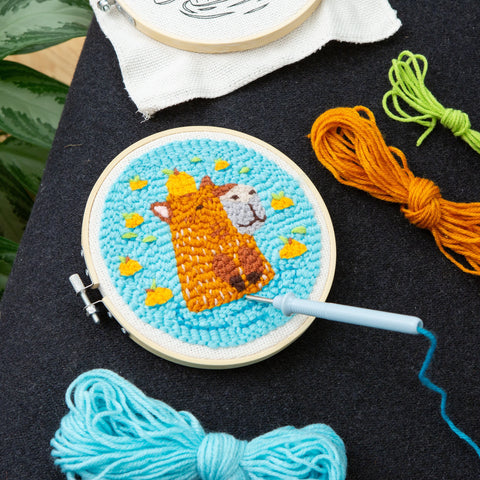 KL: Punch Needle Kit Capybara - Ages 8+