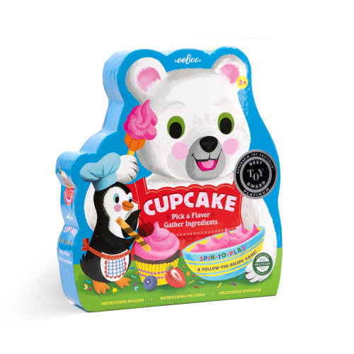 Games: Cupcake Shaped Spinner Game - Ages 3+