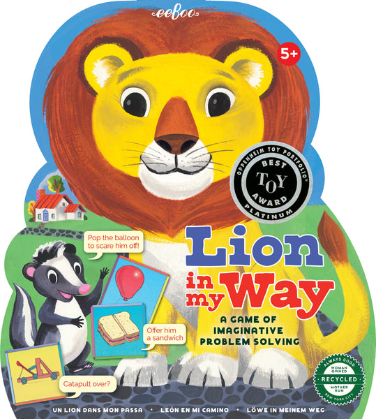 EeBoo: Lion in my Way - Award Winning - Ages 5+