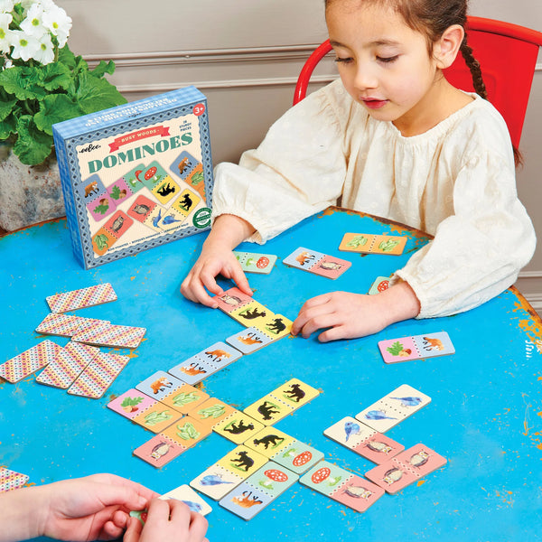 EeBoo: Busy Woods Dominoes - Ages 3+