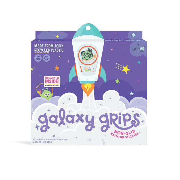 Glo Pals: Galaxy Grips Non-slip Bathtub Stickies - Ages 18mths+