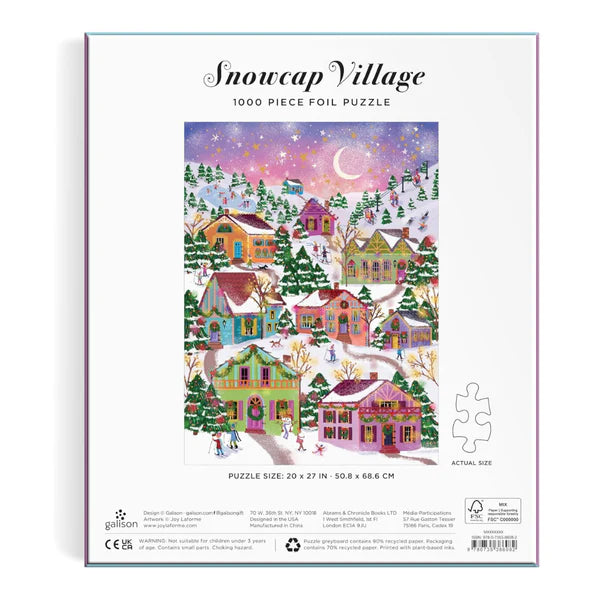 1000 Piece Puzzle: Snowcap Village - Ages 12+