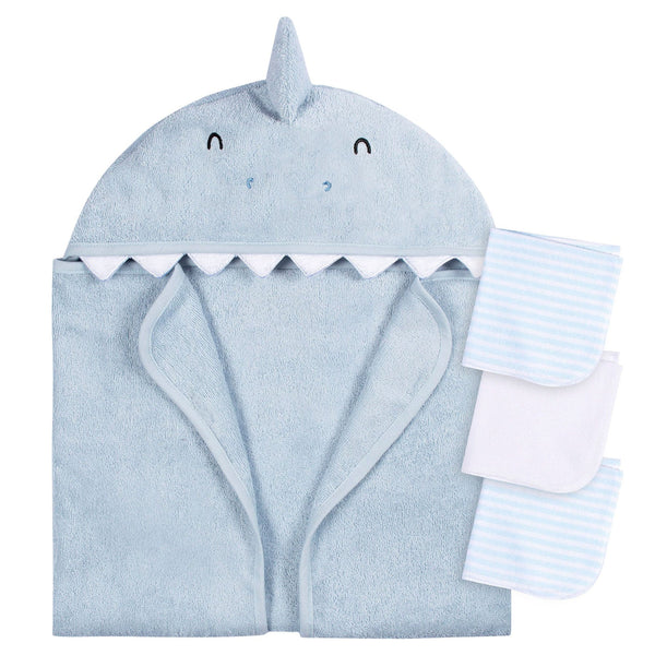 Gerber 4 pcs Bath Set - Blue Shark