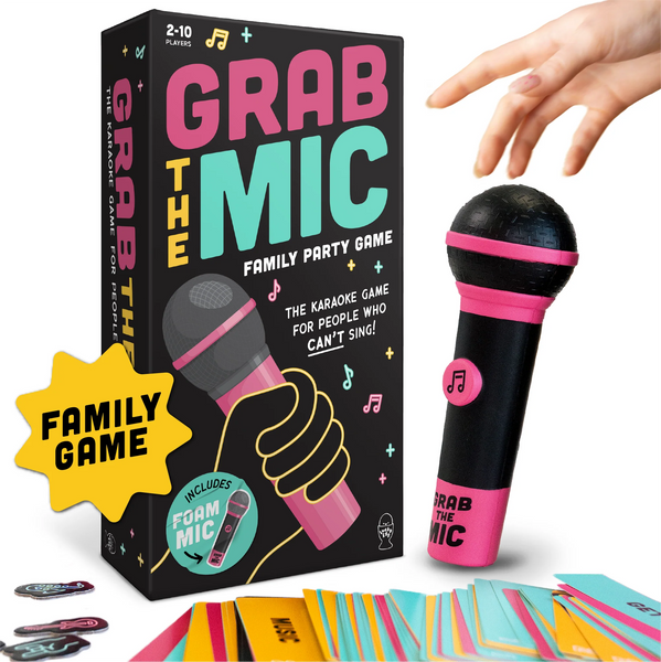 Grab the Mic - the Karaoke Party Game for People Who Can't Sing!